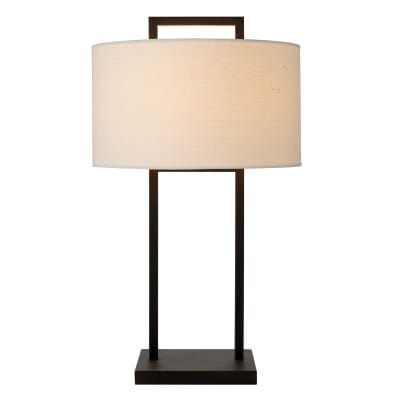 Lampe de table métal blanc  35x35 61