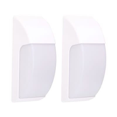 Applique Extérieure E27 23W Blanc (2 pcs) Area