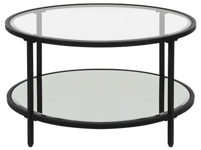 Table basse verre de sécurité noir