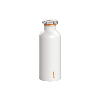 Bouteille isotherme blanche avec bouchon dévissable 50 cl