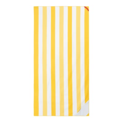 Serviette de Plage Microfibre 180 x 90cm Jaune