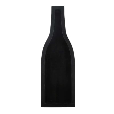 Collecteur de bouchons de vin en bois noir