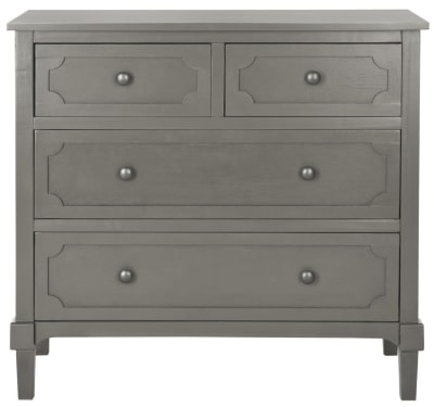 Commodes en pin/mdf/placage bois, gris