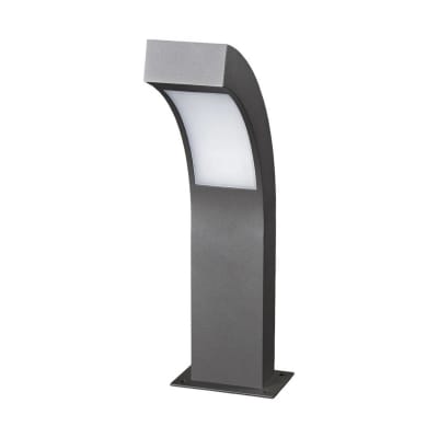 Borne eclairage exterieur en aluminium noir