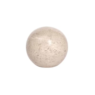 Serre livre rond marron en marbre Ø8xH7,5cm
