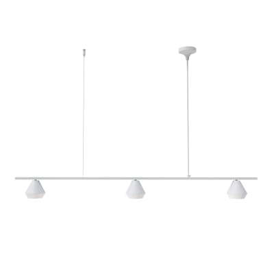 Suspension  linéaire avec trois spots blancs