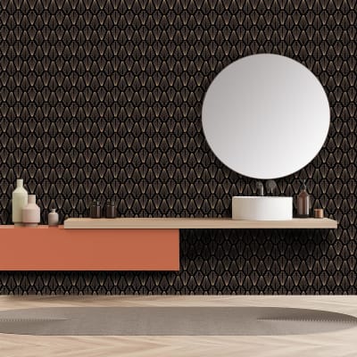 Papier peint, prisme art déco 156x270 cm