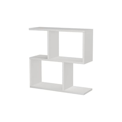 Bout de canapé 5 tablettes - l60 cm - blanc