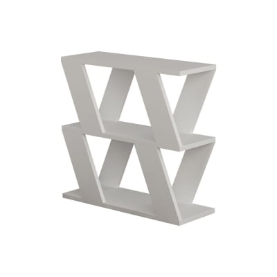 Bout de canapé 3 tablettes - l60 cm - blanc