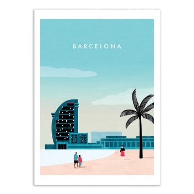 Affiche 30x40 cm - Barcelona - Katinka Reinke