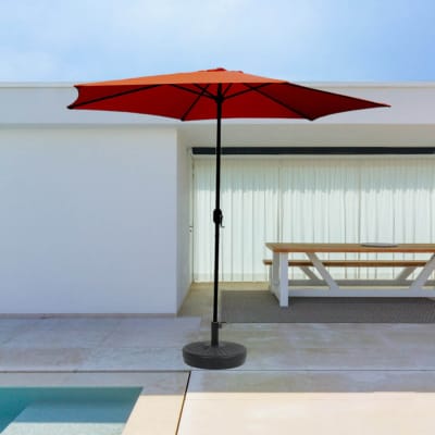 Parasol terracotta rond 2,94 x 2,94 m