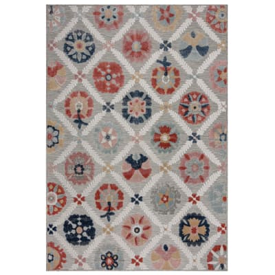 Tapis intérieur extérieur moderne gris 120x170 cm