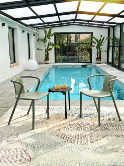 Fauteuil de jardin empilable en polypropylène