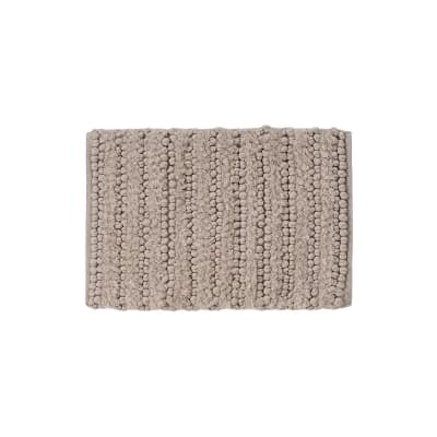Tapis de bain et descente de lit sable 60x100 cm