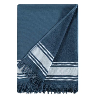 Serviette de plage denim 100x180 cm