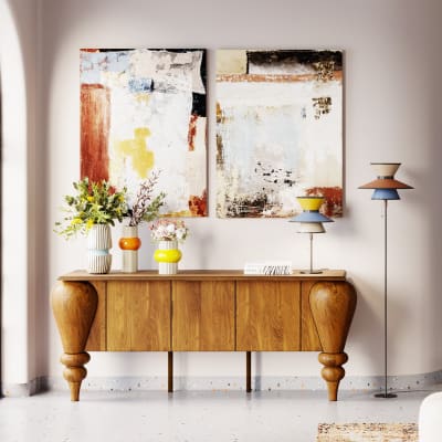 Buffet 3 portes en manguier massif