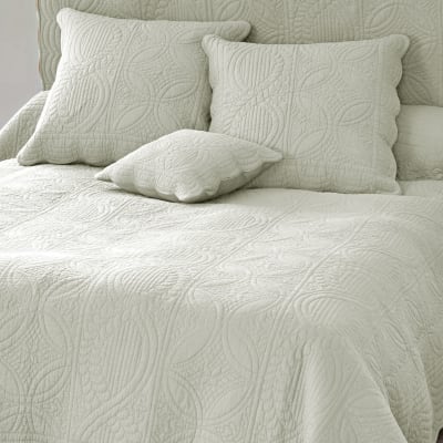 Housse d'oreiller en coton blanc écru 65x65cm