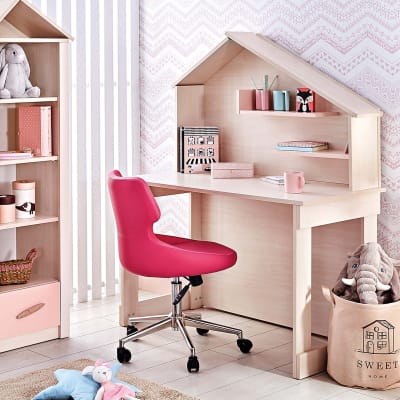 Bureau en rose 148,4x117,6x58cm
