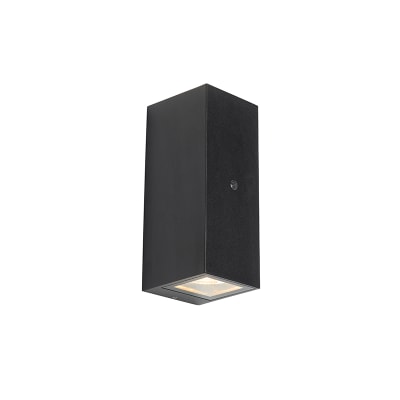 Lampe à détecteur extérieur en aluminium noir
