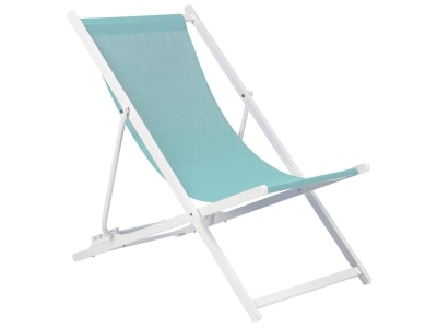 Chilienne pliante métal turquoise