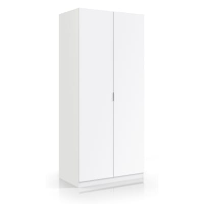 Armoire penderie l82 x h180cm - blanc