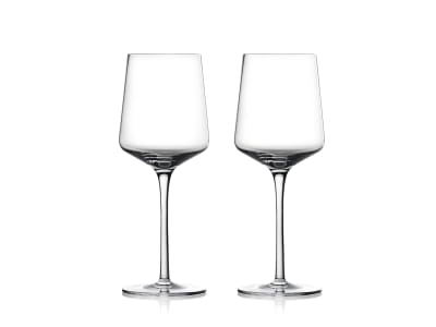 Verre à vin blanc en cristal transparent