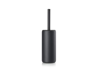 Brosse de toilette en aluminium/abs noir