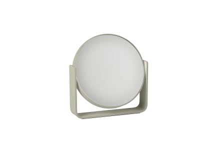 Miroir de table en aluminium revêtu eucalyptus