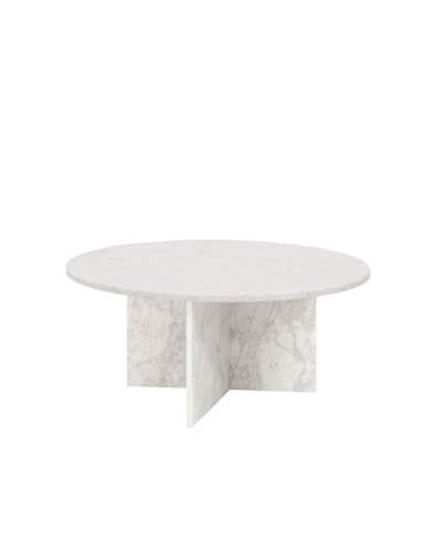 Table basse ronde en marbre Ø80cm