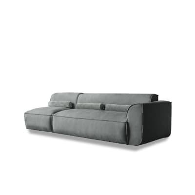 Système modulaire: canapé 3 pl, droit, vert olive