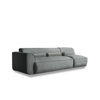 Système modulaire: canapé 3 pl, gauche, vert olive