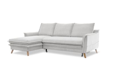 Canapé d'angle 4pl limited convertible, angle gauche, beige