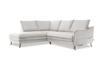 Canapé d'angle 6pl limited convertible, angle gauche, beige