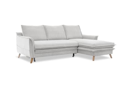 Canapé d'angle 4pl limited convertible, angle droit, beige