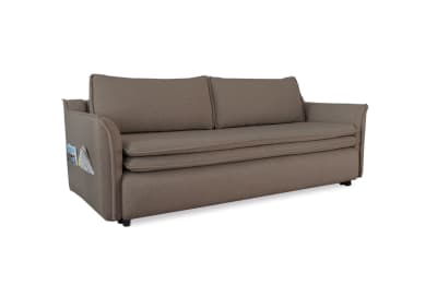 Canapé 3 pl convertible , caffe latte