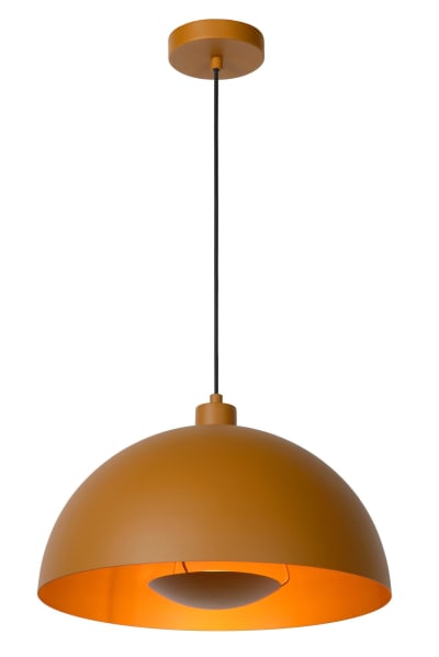 Lucide SIEMON Suspension Diam. 40 cm 1xE27 Jaune Ocre