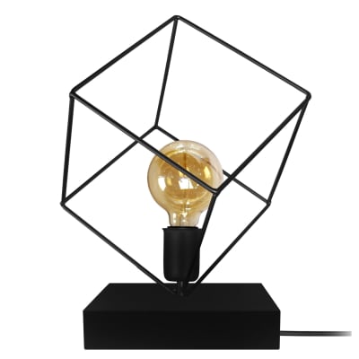 Lampe à poser métal noir