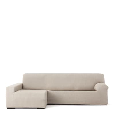 Housse de canapé en L gauche  lin 250 * 360 cm