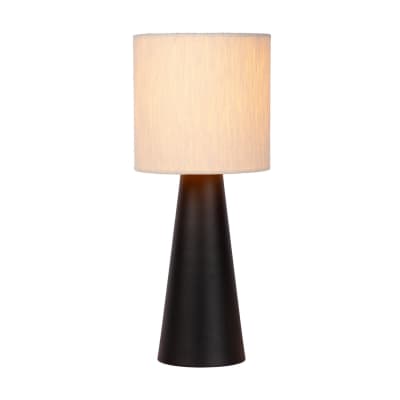 Lampe de table, noir et blanc, 50 cm