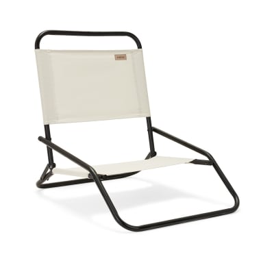 Chaise de plage pliable noir