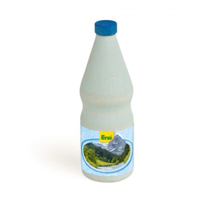 Bouteille d'eau minérale en bois bleu 3,9x3,9x11,7 cm