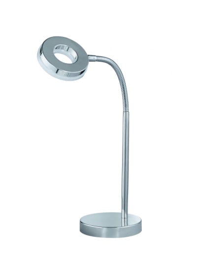 Lampe design en métal chrome