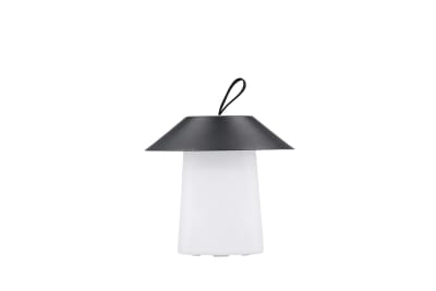Lampe d'extérieur champignon noir