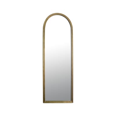 Miroir fenêtre en métal 170x60cm dore