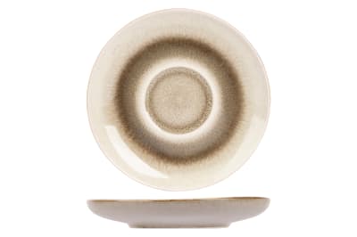 Lot de 6 Sous-Tasses en Céramique, vert, D 11,5 cm