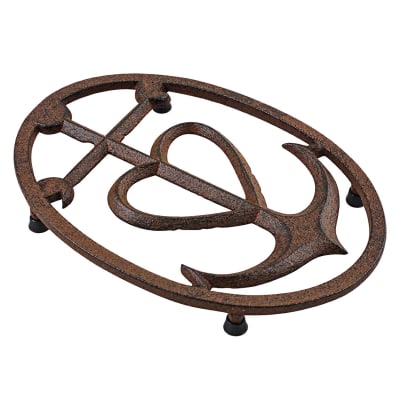 Dessous de plat croix camarguaise en fer forgé 24 cm