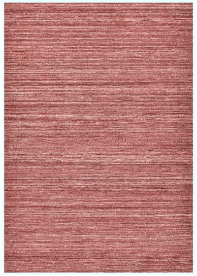 Tapis chiné tissé à la main rouge 60x90 cm