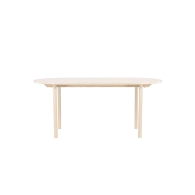 Table à manger ovale 180x90cm en bois clair MAZZA naturel