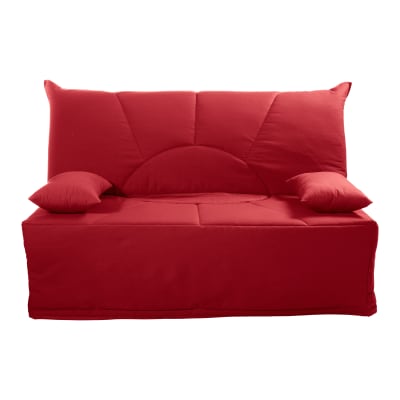 Housse de bz en coton rouge 140 x 190 cm