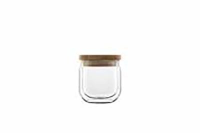 Lot de 2 Sucriers en Verre double paroi, transparent, 33 cl